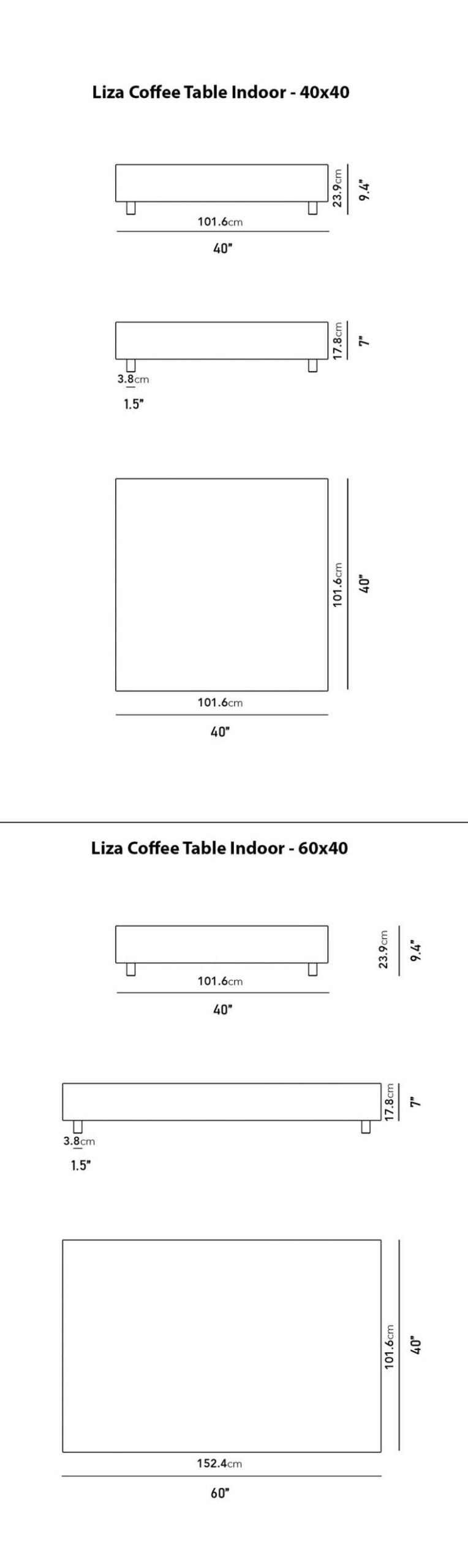 Liza Coffee Table - Marble 